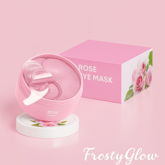 Rose Eye Mask - Omedelbar Lyster & Anti-Aging Effekt