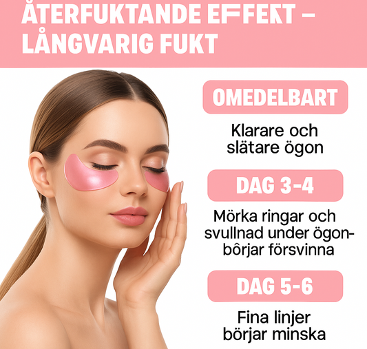 Rose Eye Mask - Omedelbar Lyster & Anti-Aging Effekt